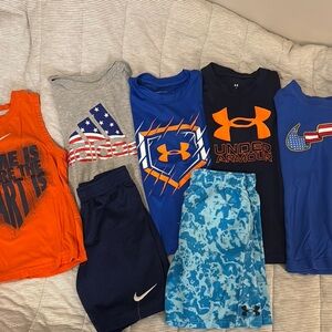 Under Armour, Nike, Adidas Kids Shirt Bundle